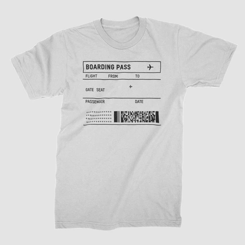 BOARDING PASS - T-SHIRT